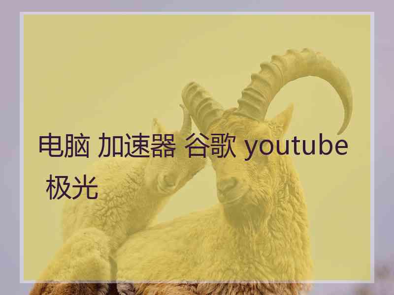 电脑 加速器 谷歌 youtube 极光